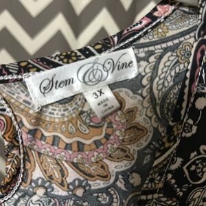 Women’s patterned blouse